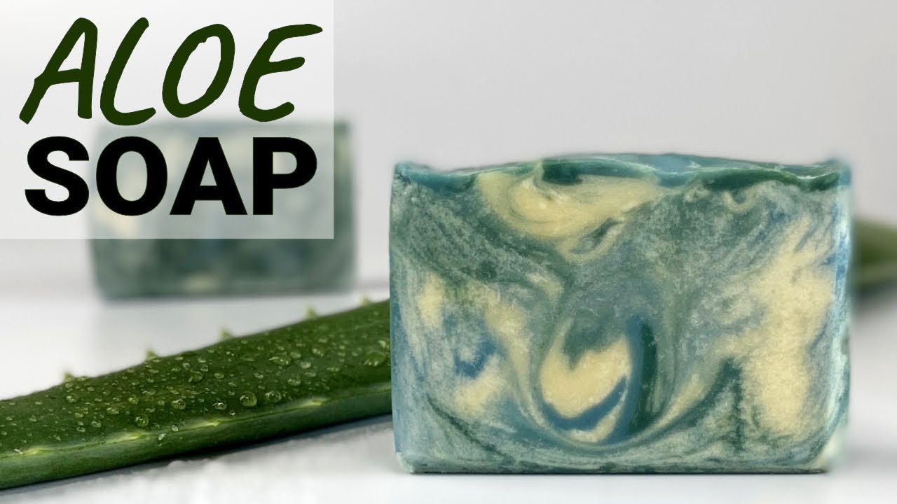 ALOE VERA Soap - How to use FRESH ALOE for soap making