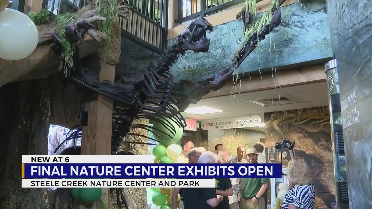 Steele Creek Park celebrates installation of final exhibit at nature center