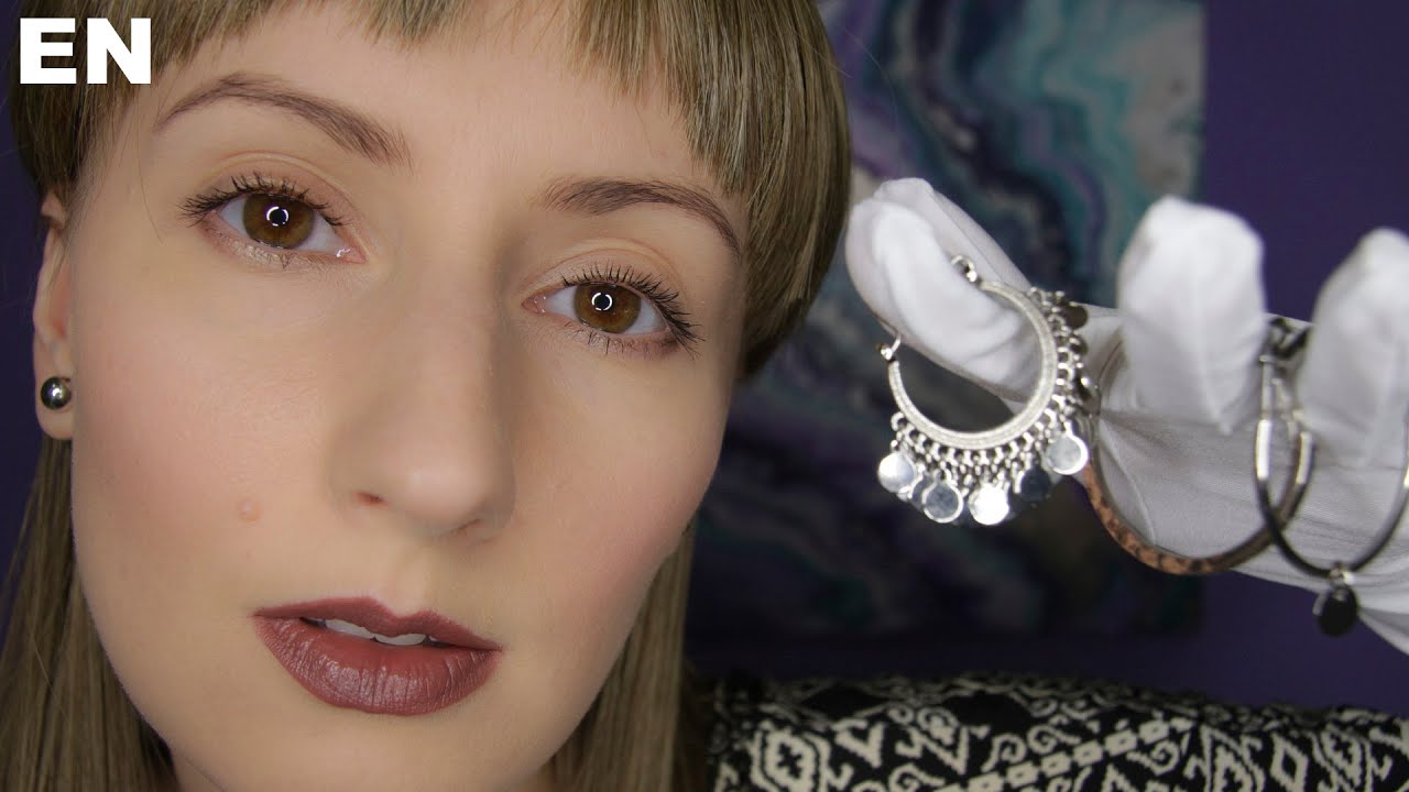 Trying Hoop Earrings On You 👂Personal Attention & Whisper * ASMR For Sleep & Deep Relaxation