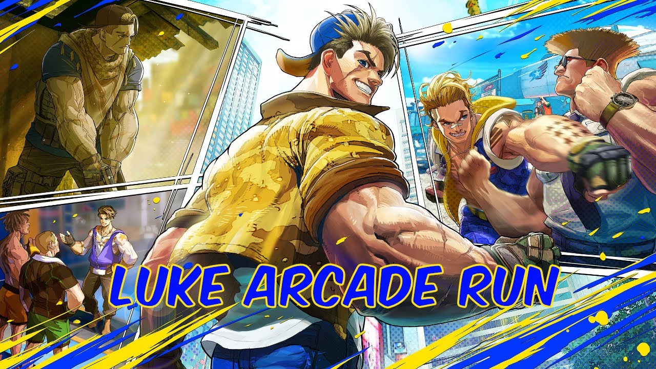 Street Fighter 6 Luke Arcade Mode (Hard Difficulty 12 Stages)