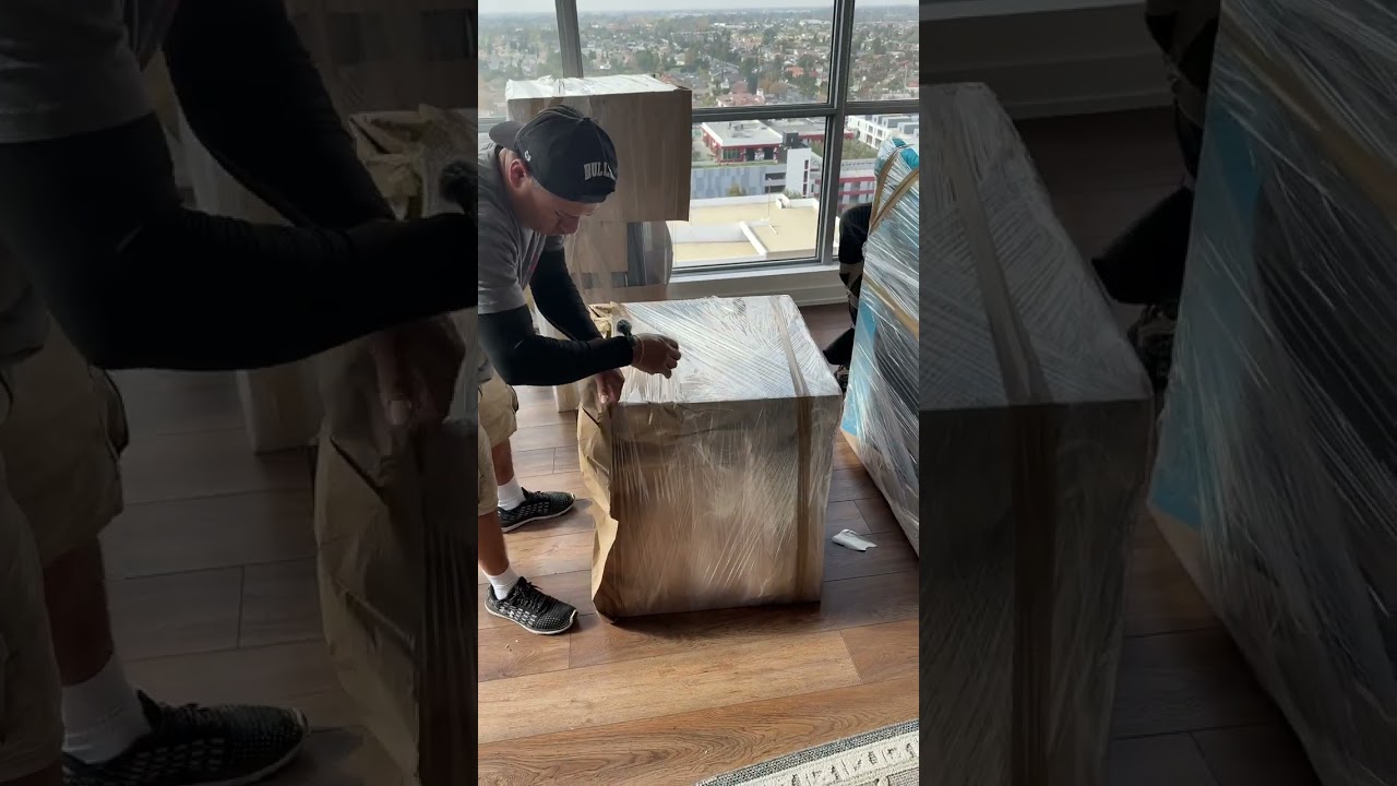ASMR wrapping #moving #mover #relocation
