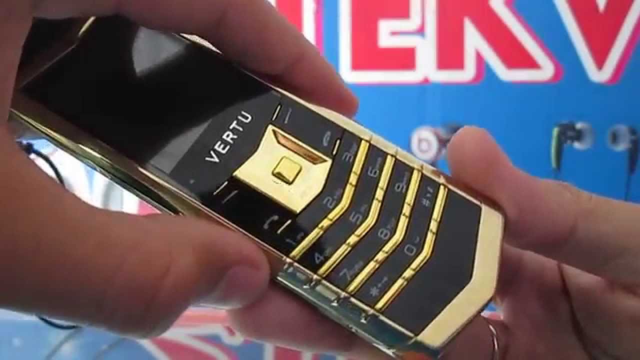 Điện thoại vertu S308 1 sim đẹp