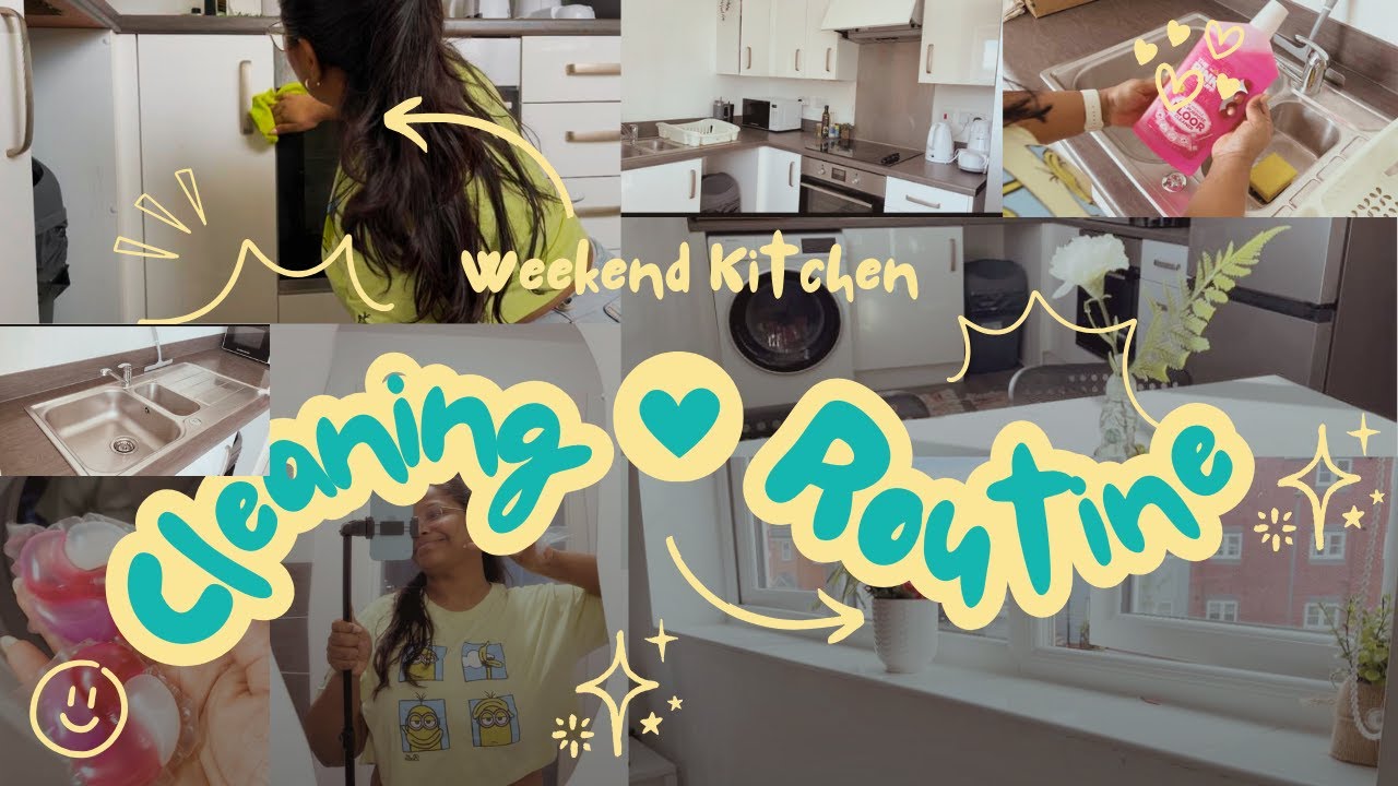 Weekend Kitchen Deep Clean | Full Cleaning Routine + Before & After Reset
