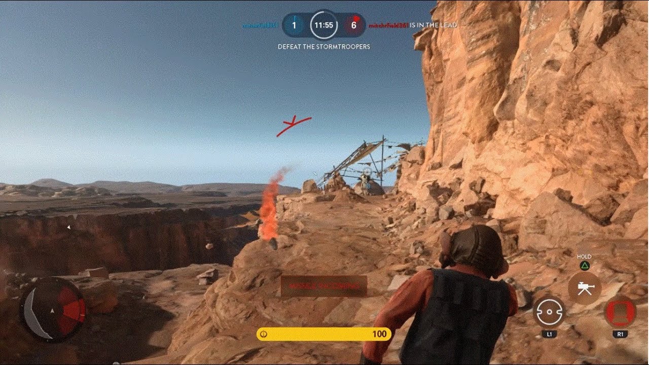 Star Wars Battlefront | Best Homing Missile Ever! | Hero hunt