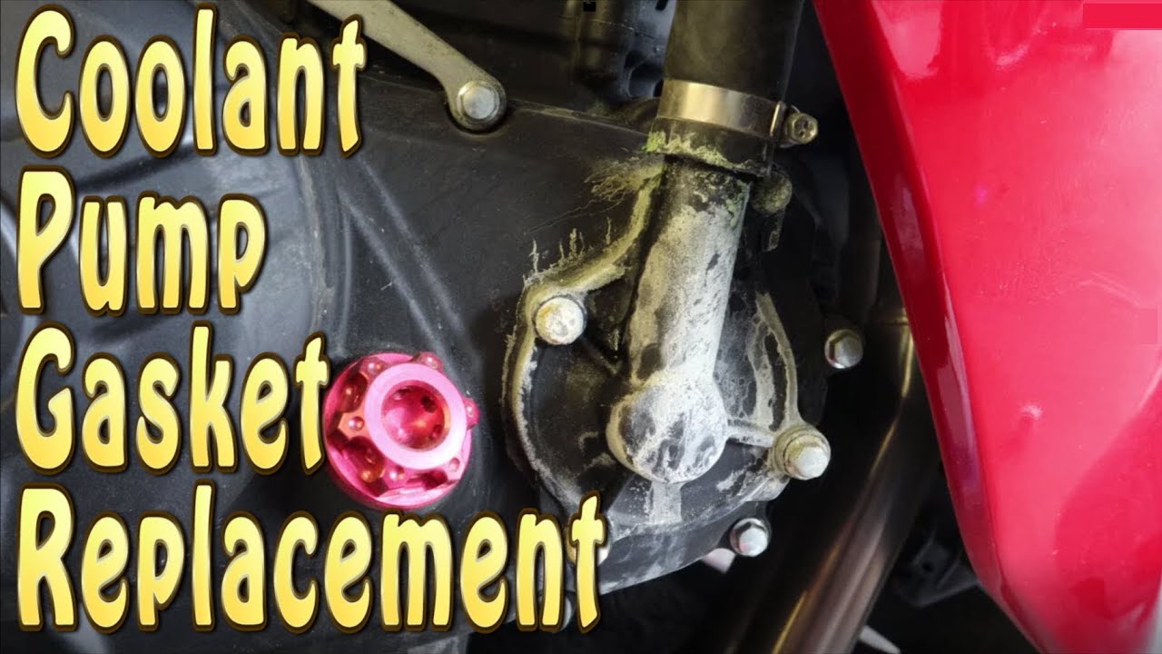 Как заменить прокладку насоса охлаждающей жидкости и промыть охлаждающую жидкость на R3/R25