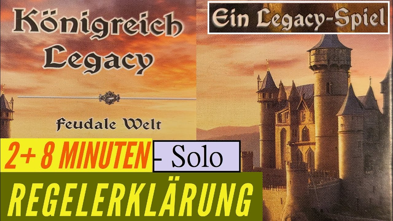 Königreich Legacy Regeln Anleitung Erklärung Solo-Kampagne Legacy Spiel