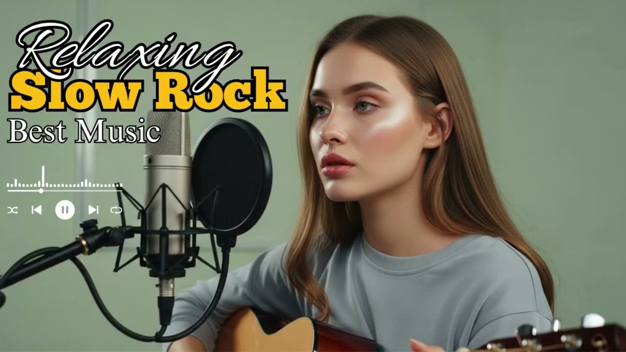 Slow Rock Music for Sleeping | Peaceful Night Guitar Rock