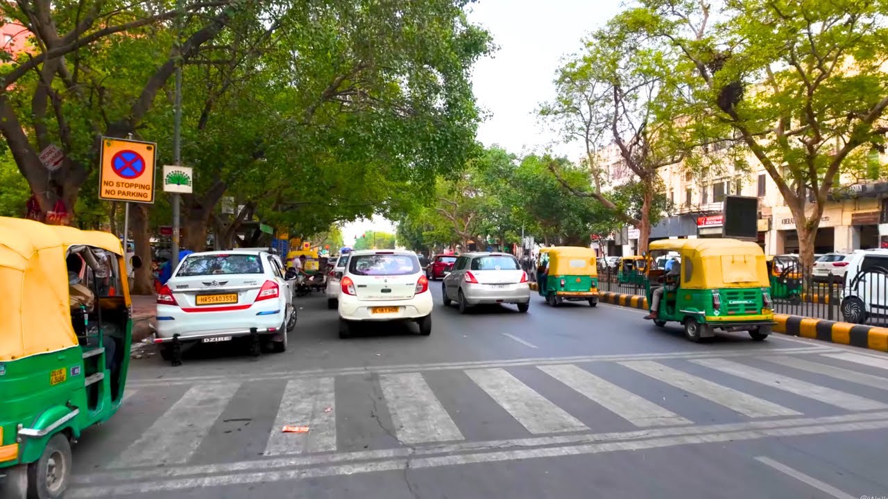 NEW DELHI Walking Tour 2025 🇮🇳 – Real India Street Life in 4K