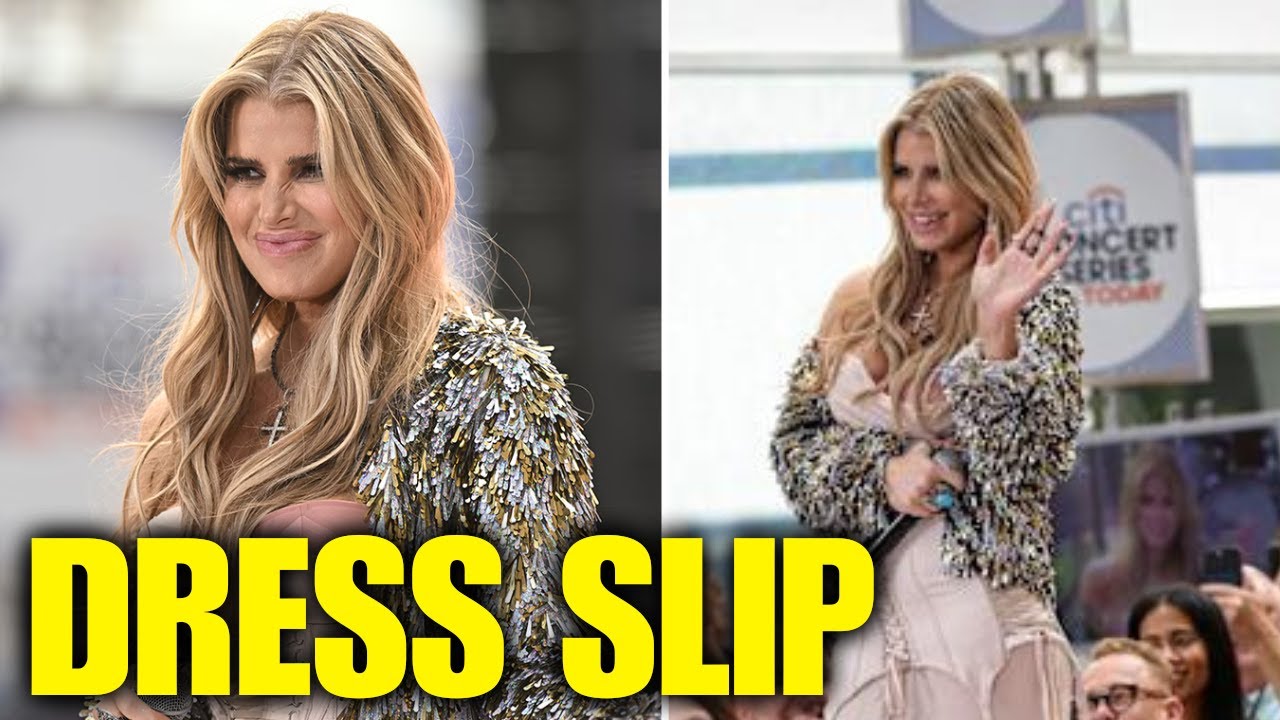 Jessica Simpson’s Dress Slips Mid-Performance on Today Show | Celebrity News Today