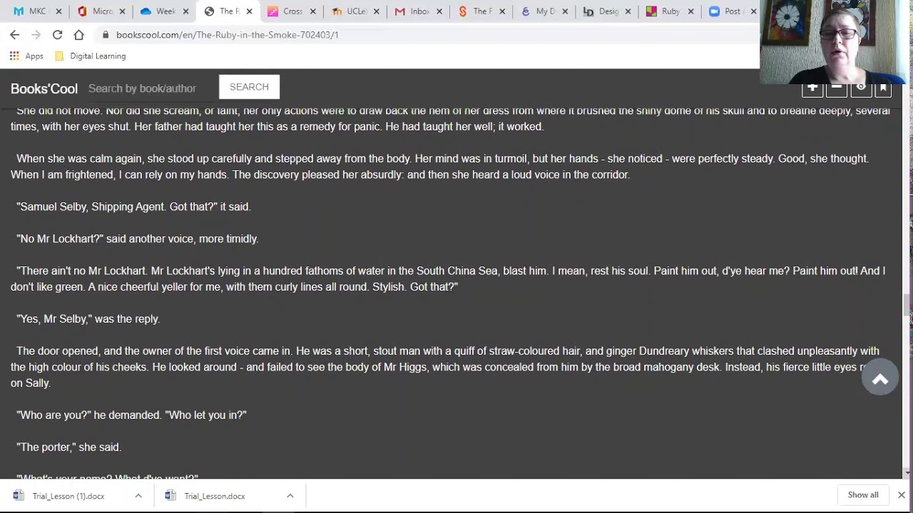 Ruby in the Smoke Chapter 1