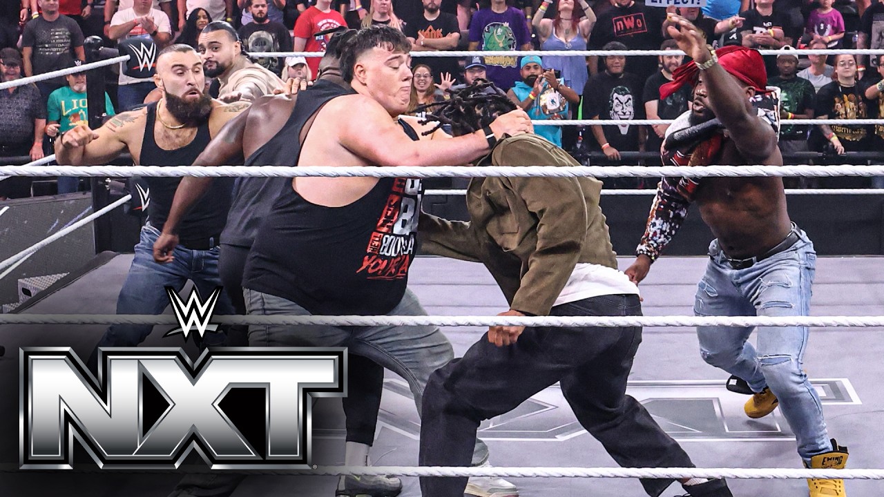 ПОЛНАЯ ВЕРСИЯ: Чемпион NXT Grayson Waller провоцирует массовую драку: лучшие моменты NXT, 1 сентя...