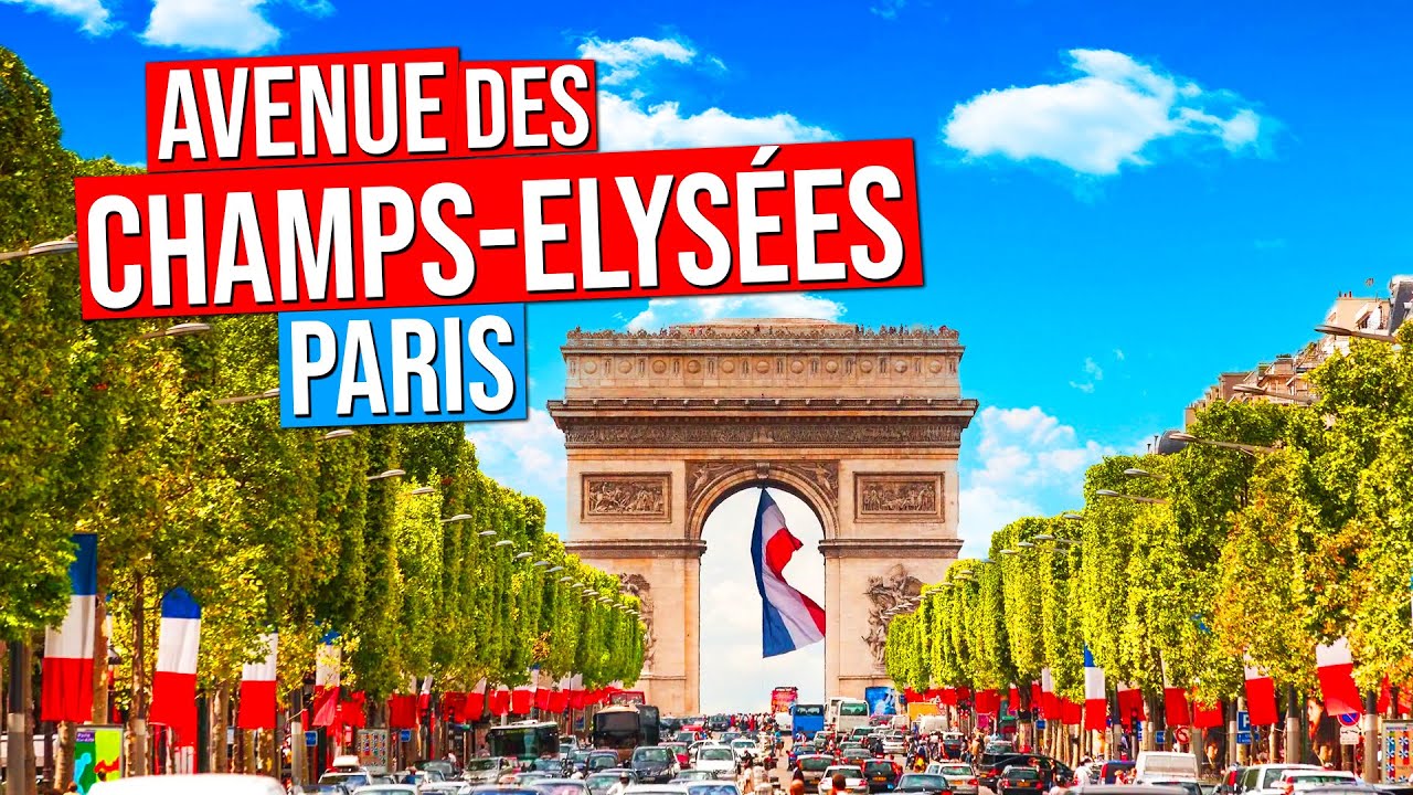 CHAMPS-ELYS&Eacute;ES AVENUE | Paris France (Arc de Triomphe & Champs Elysees Avenue)