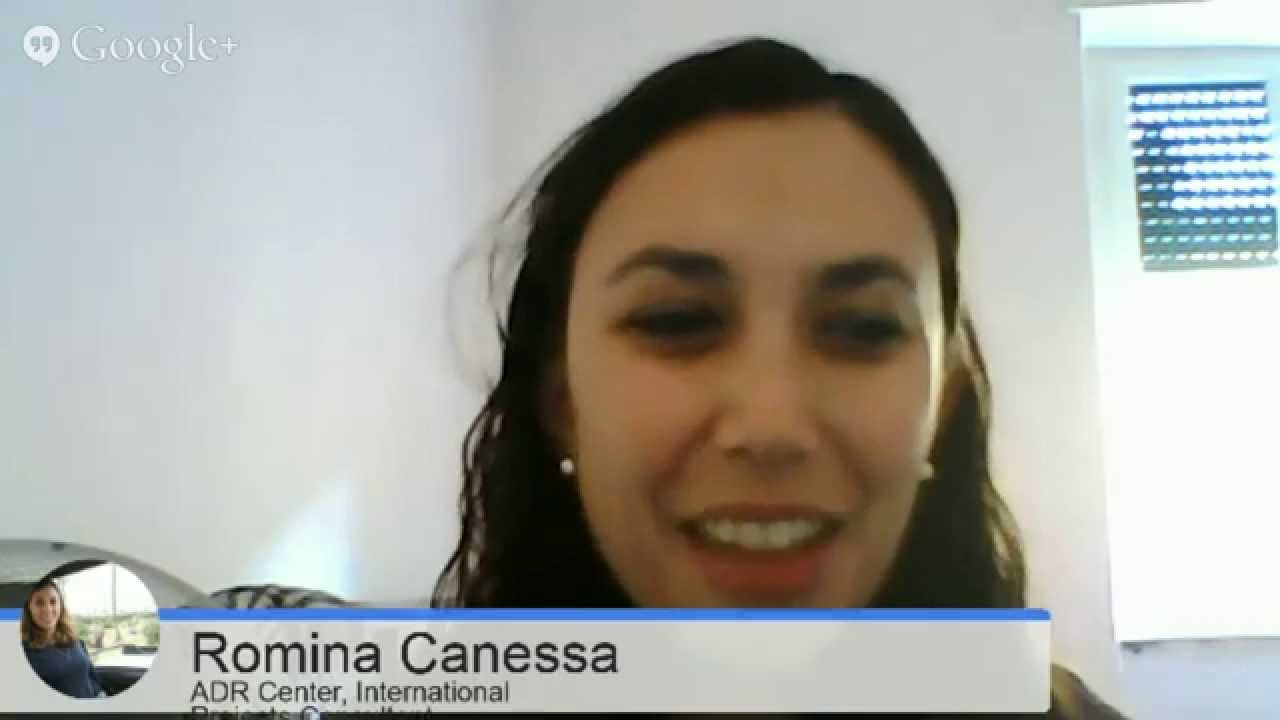 Interview with Romina Canessa, ADR as First Career