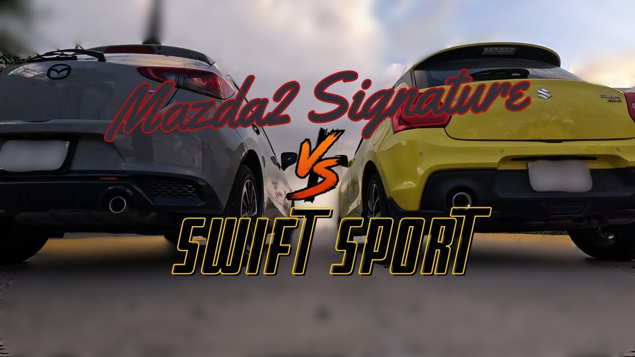 Ikal vs Rocky: Mazda 2 Signature vs Swift Sport - #mazda2dj #suzukiswift