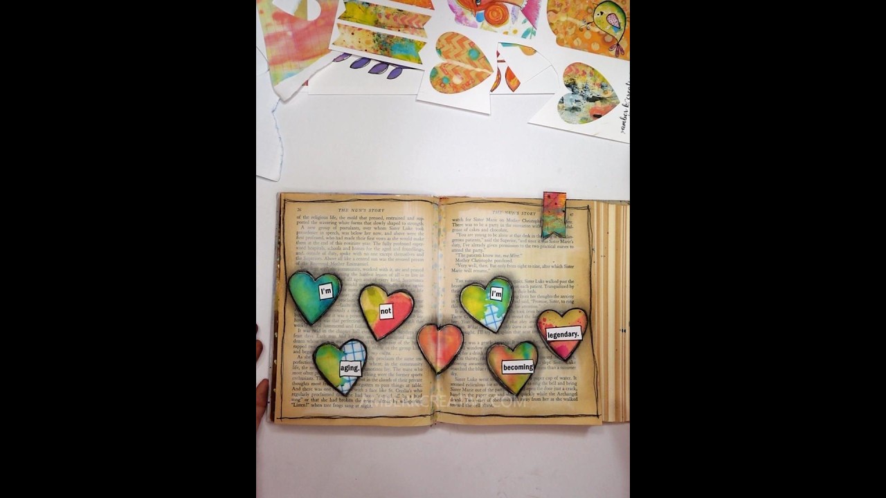 Love Yourself. 🩷💚💛 #artjournal #etsyseller
