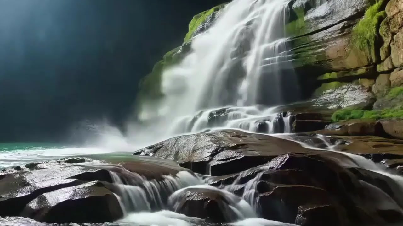 Powerful Waterfall White Noise for Deep Sleep, Focus & Tinnitus