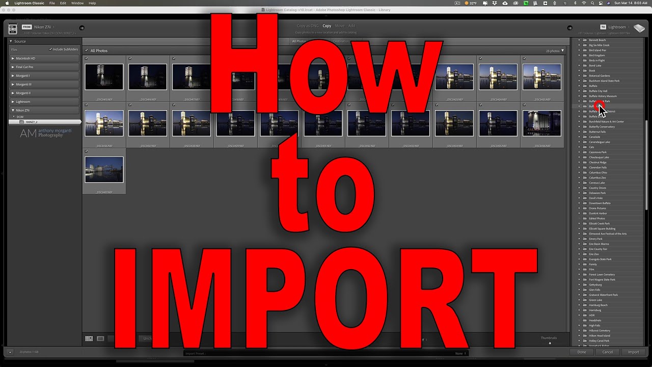 МАСТЕР-КЛАСС по импорту Lightroom