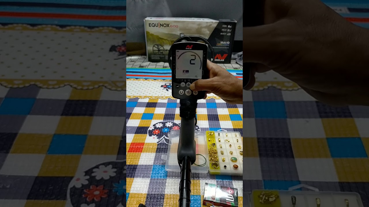 setting eq600 minelab