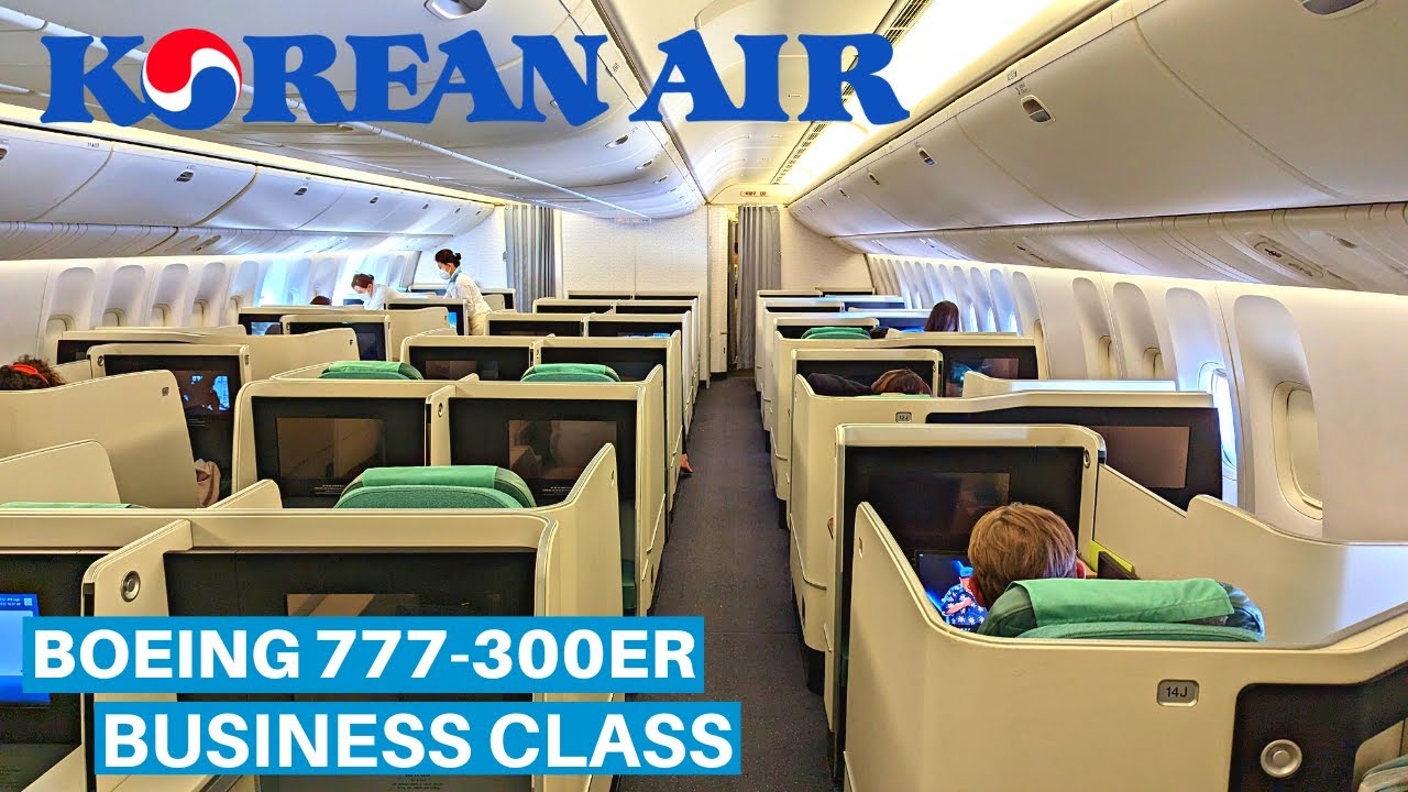 KOREAN AIR BOEING 777-300ER (Business Class) | Seoul - Paris | Flight Review