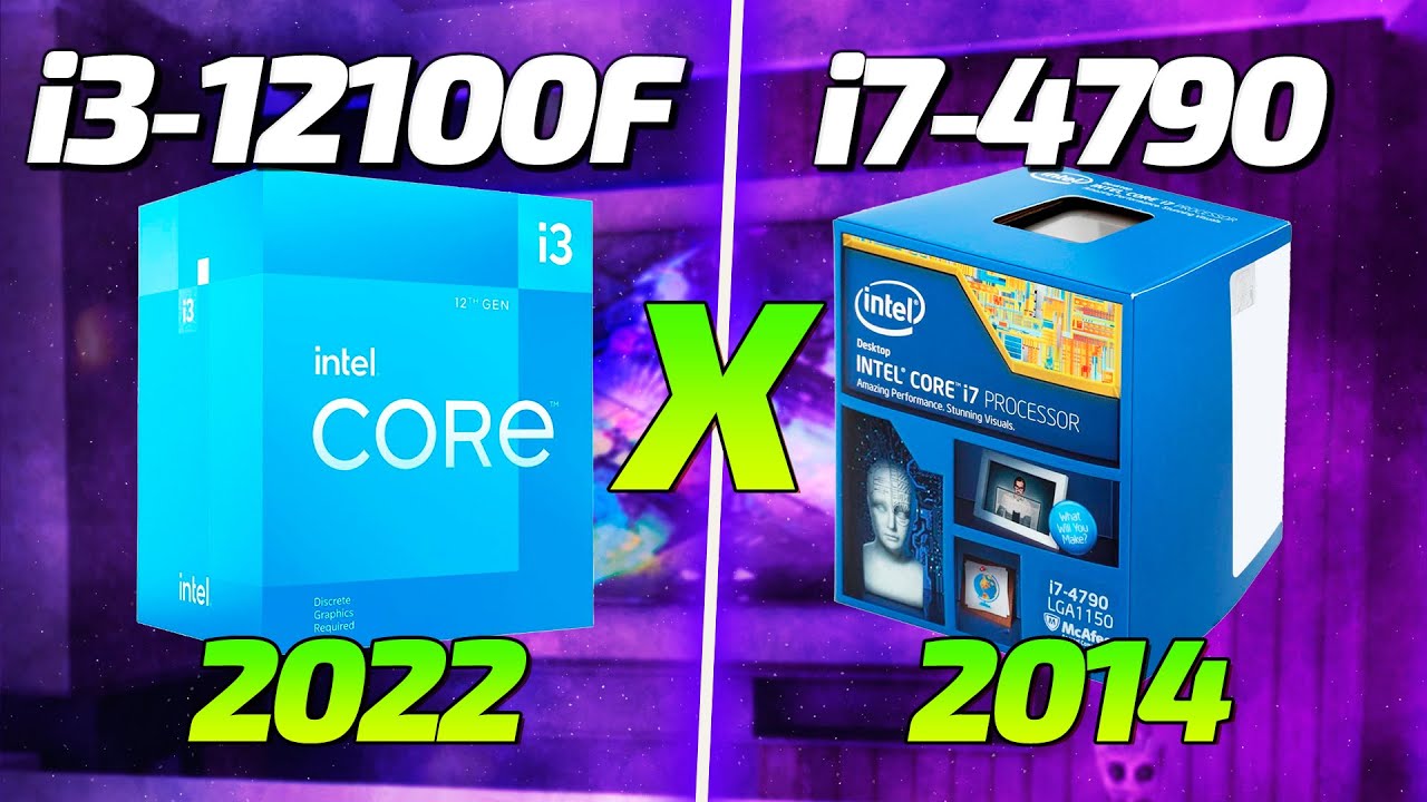 Um i3 moderno &eacute; melhor que um i7 antigo? i3-12100F vs i7-4790
