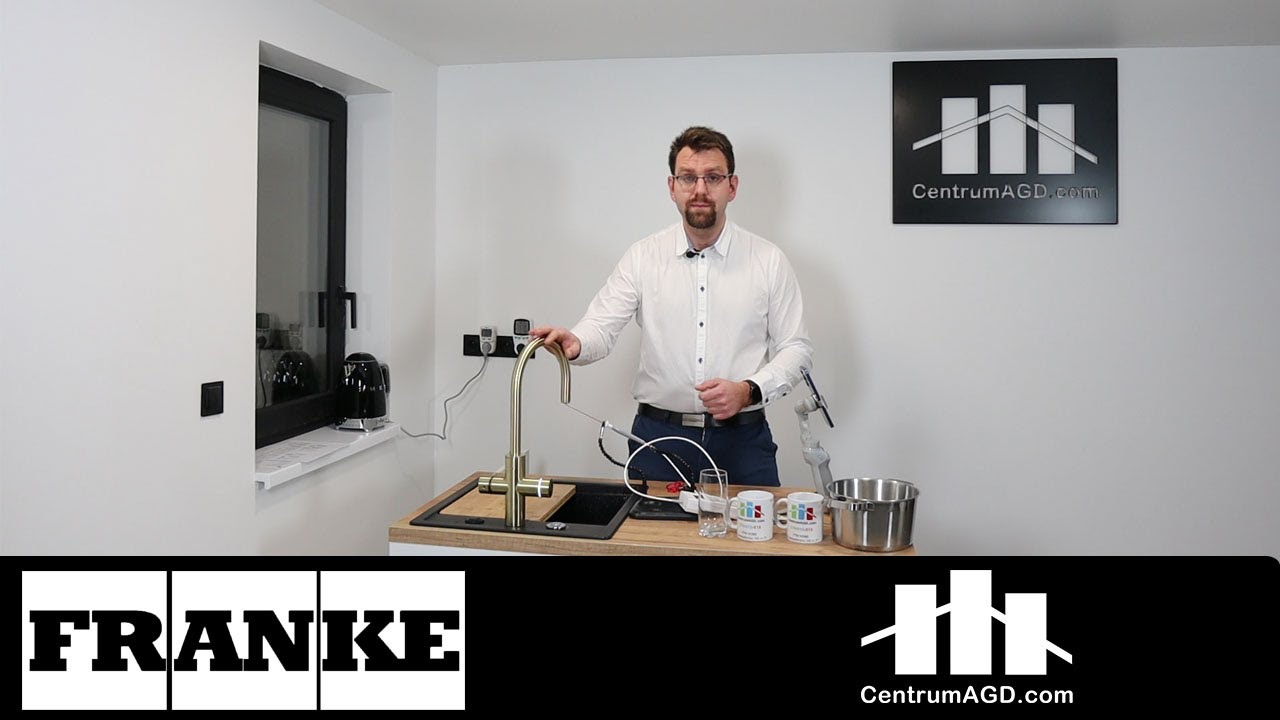 Franke Water Hub All In One- bateria z wrzątkiem, wodą filtrowaną oraz gazowaną.