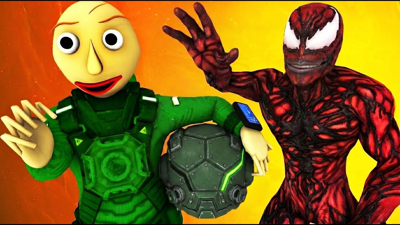 Baldi vs Venom 7: Final en el Espacio (Español Ice Scream 4 Granny 2 Parodia Animada Animación 3D)