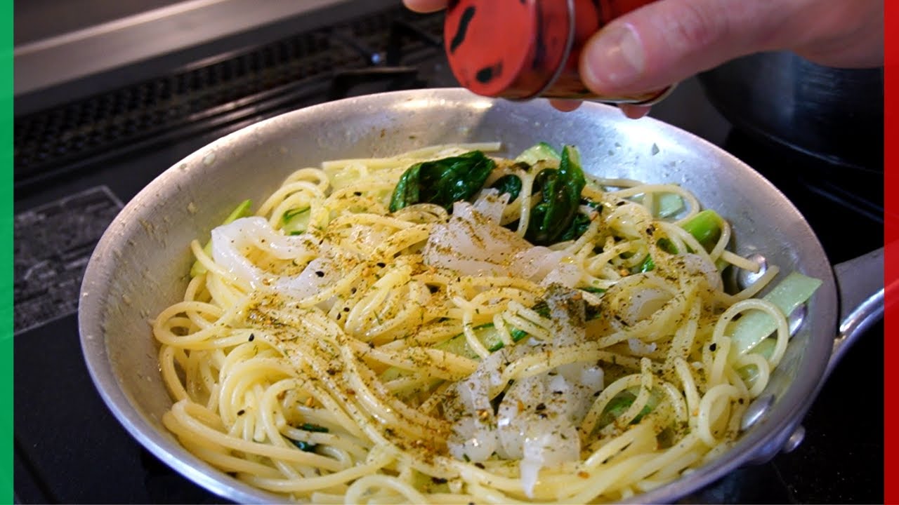 【和洋折衷パスタ第2弾】合わないわけがない！七味唐辛子のパスタ！【Spaghetti con Shichimi】