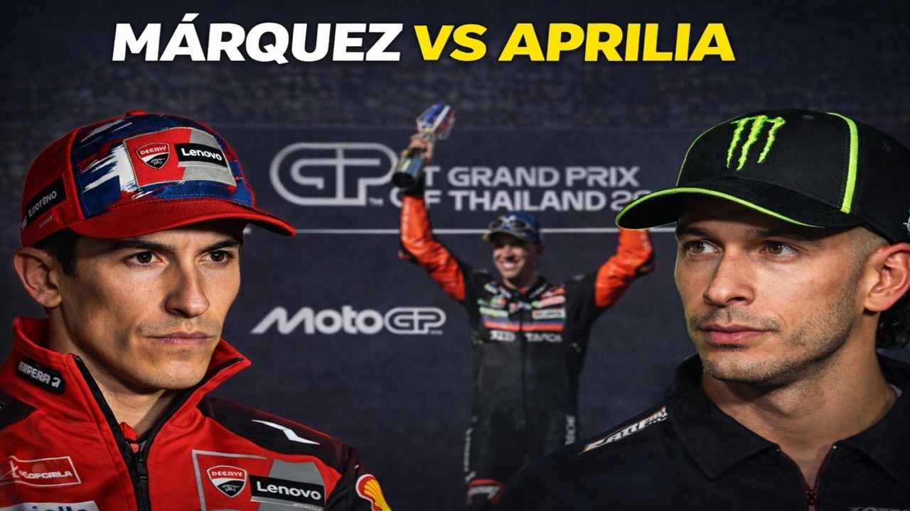 Márquez vs Aprilia: el mensaje que ha encendido el paddock antes de Brasil