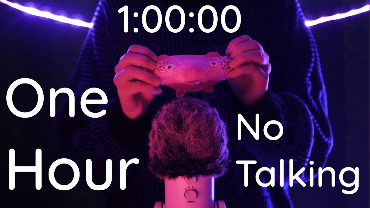 ASMR: 1 Hour NO TALKING Variety Triggers for Sleep