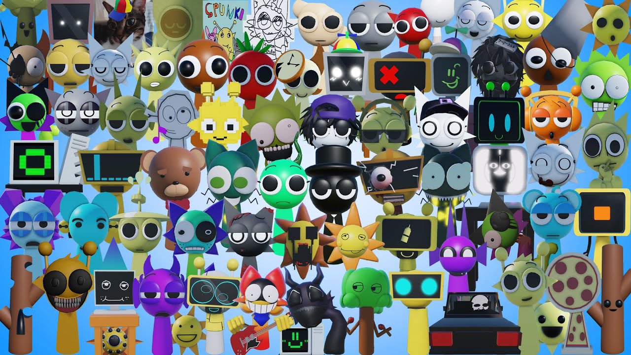 How To Get All 79 Badges in 3D Sprunki RP And Animations [Roblox]