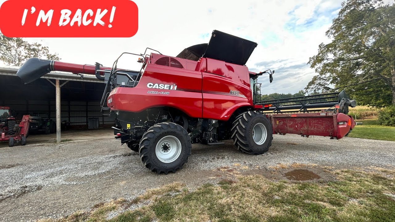 Picking Corn With Our NEW Case IH Combine!