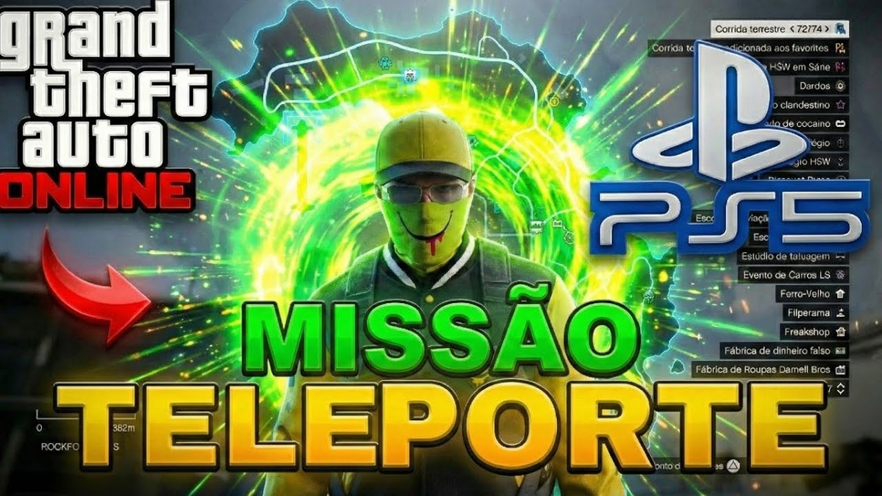 ​Como Fazer TELETRANSPORTE em MISSÃO e PRELIMINAR (GTA 5 Online PS5 2026)