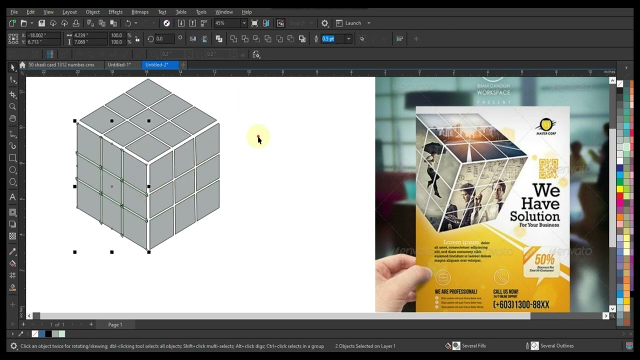Most Creative Advertising Poster Template Design Tutorial - Tips ,Tricks for Beginners & Experts