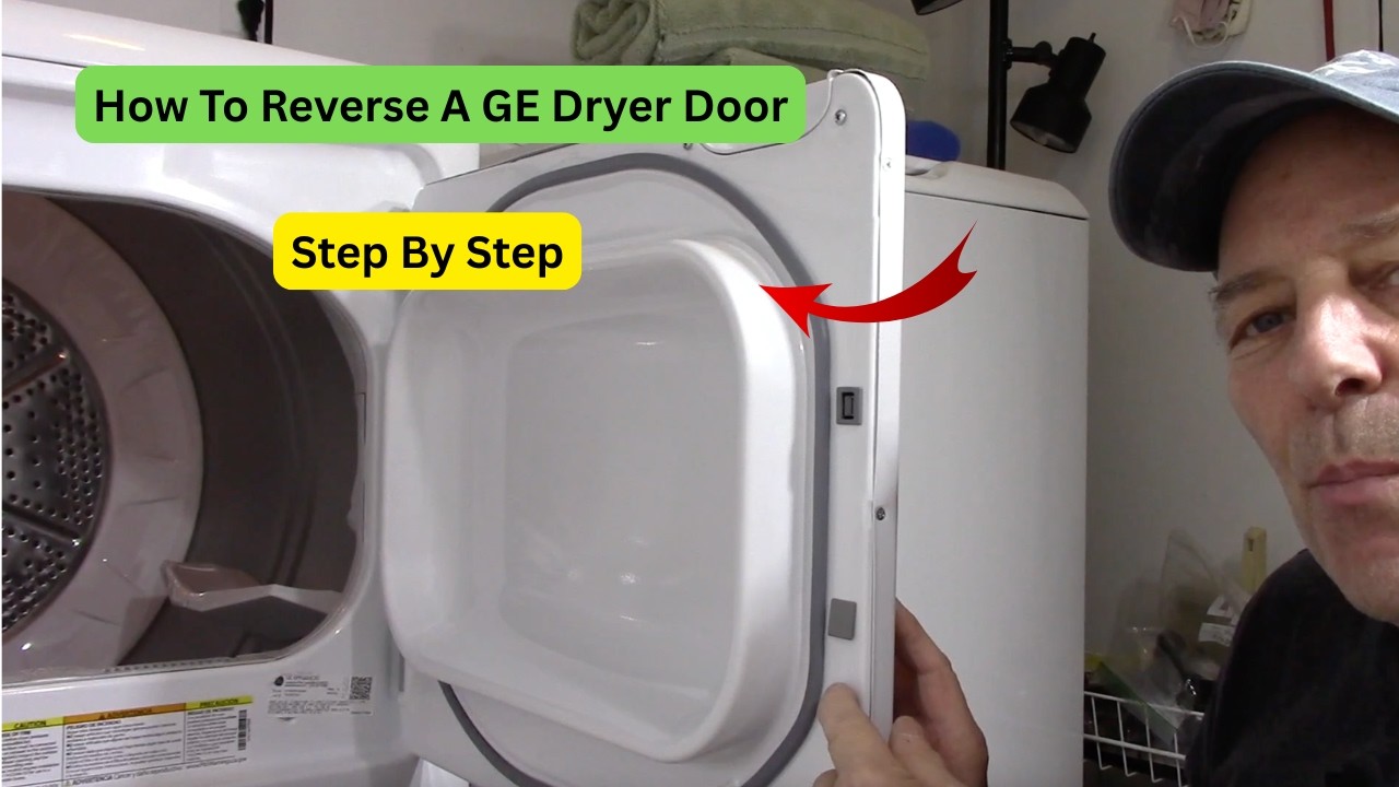 How To Reverse The Door Swing On A GE Dryer