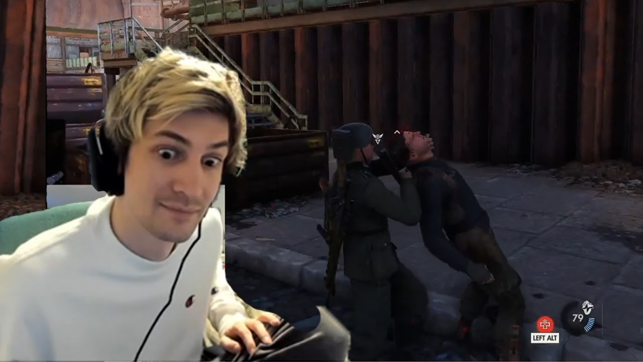 xqc reacts to Sniper Elite 5 BUG
