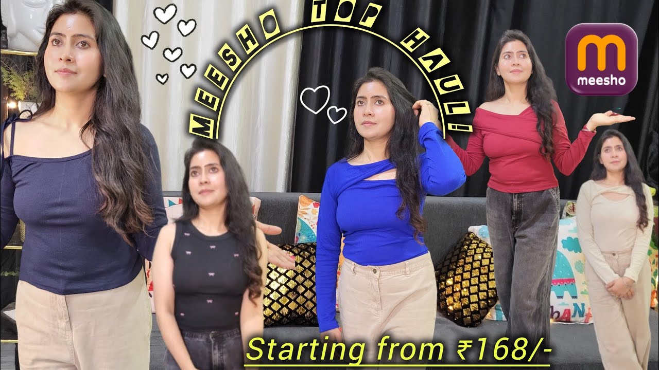 💫 My Latest Meesho Tops Shopping Haul 🛍️✨ | Cute, Trendy & Affordable Finds 💖👗
