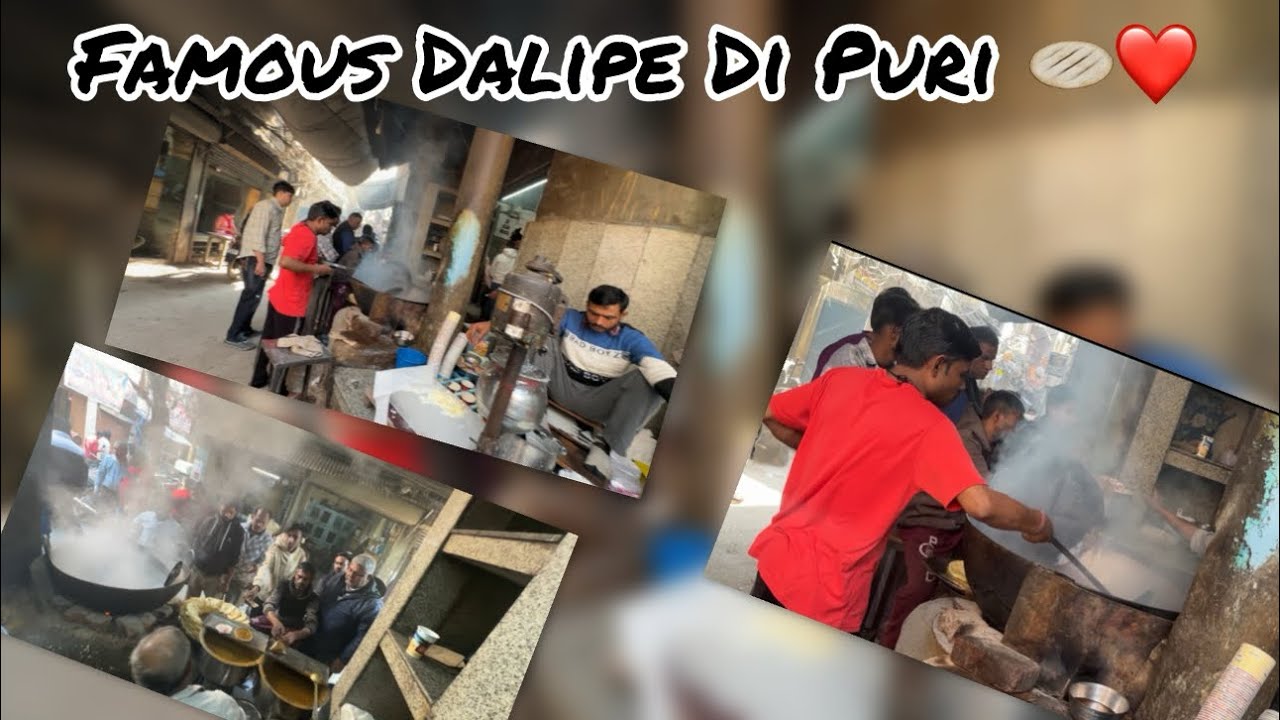 Day 14 Vlog || Famous Dalipe Di Puri😍 || Famous Puri Chole In Ludhiana🫓 || India Street Food 🥘 