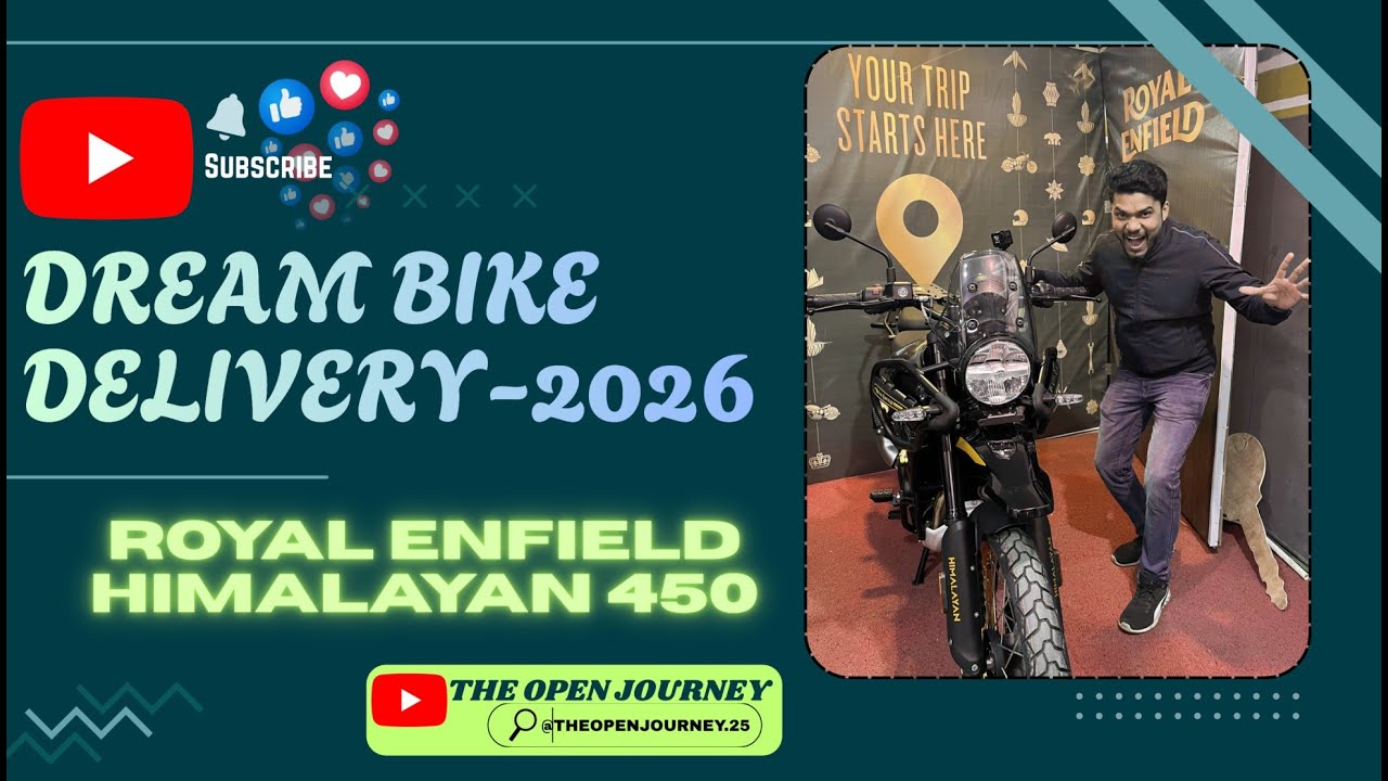 Royal Enfield Himalayan 450 | Dream Bike Delivery Moment | Best Moment 😍🥳 | NEW BIKE | 🏍️🏍️