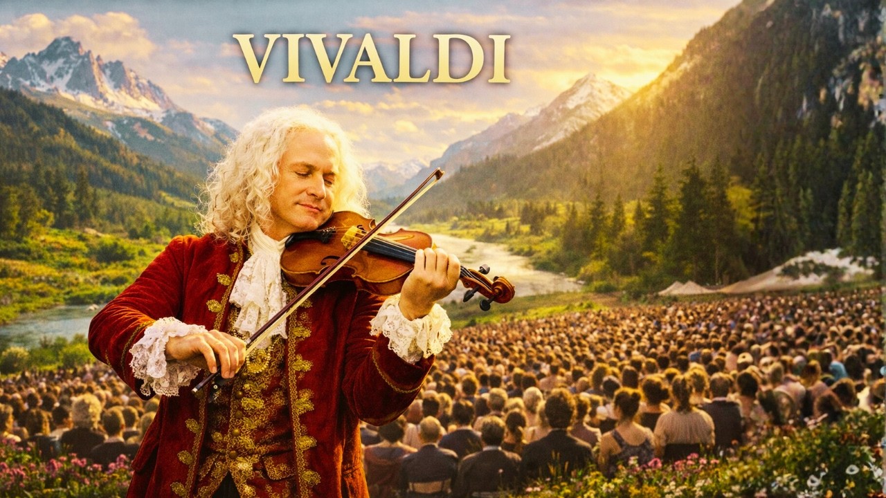 🎵Vivaldi Inspired Solo Violin | Pure Baroque Energy | No Instruments | Powerful Classical Sound