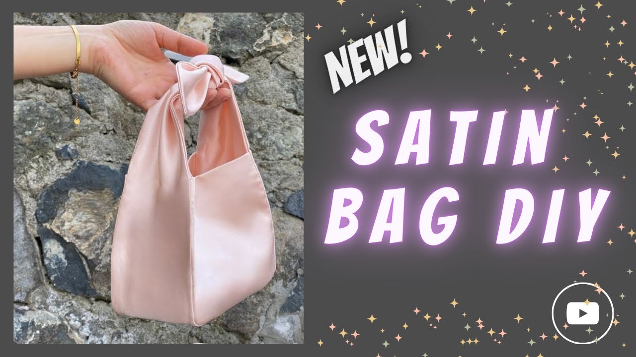 DIY SATIN TOTES BAG❤️❤️