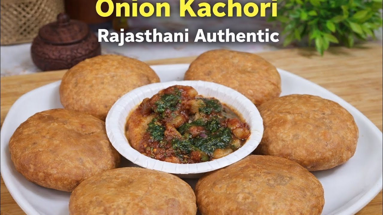 Es trah se bnaoge to bhut kastha kachori bnegi #harshivegkitchen #onionkachori 