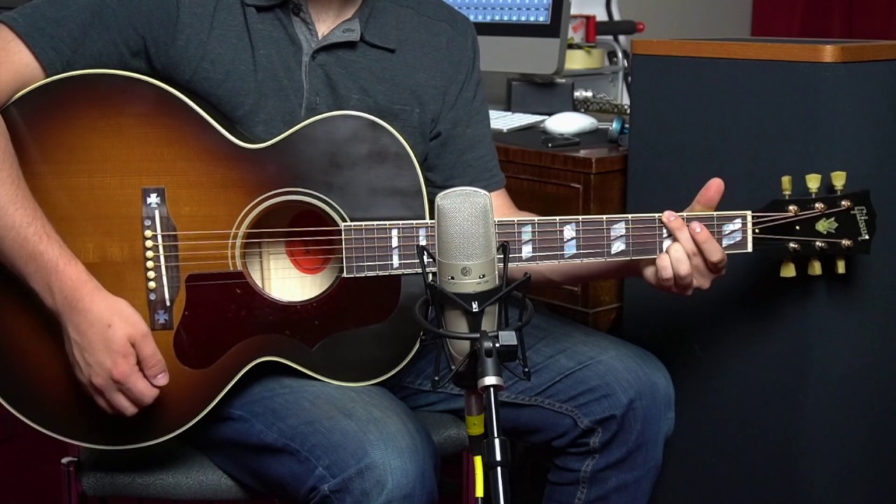 Gibson J-185 Vintage (2019) Acoustic Guitar Demo: Small Jumbo Legend, Remade