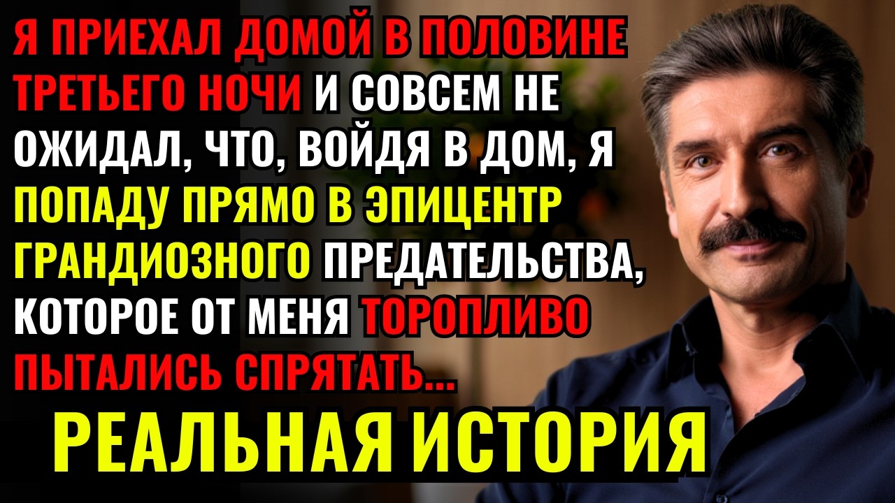 Я ВЕРНУЛСЯ ДОМОЙ в половине третьего ночи и НЕ ВЕРИЛ ГЛАЗАМ, что от меня ПЫТАЛАСЬ СПРЯТАТЬ жена...