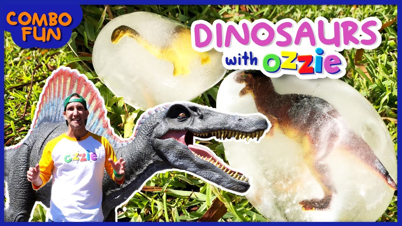 Make Your Own Dinosaur Eggs | Learn About Dinosaurs | Educational Video for Kids with Ozzie