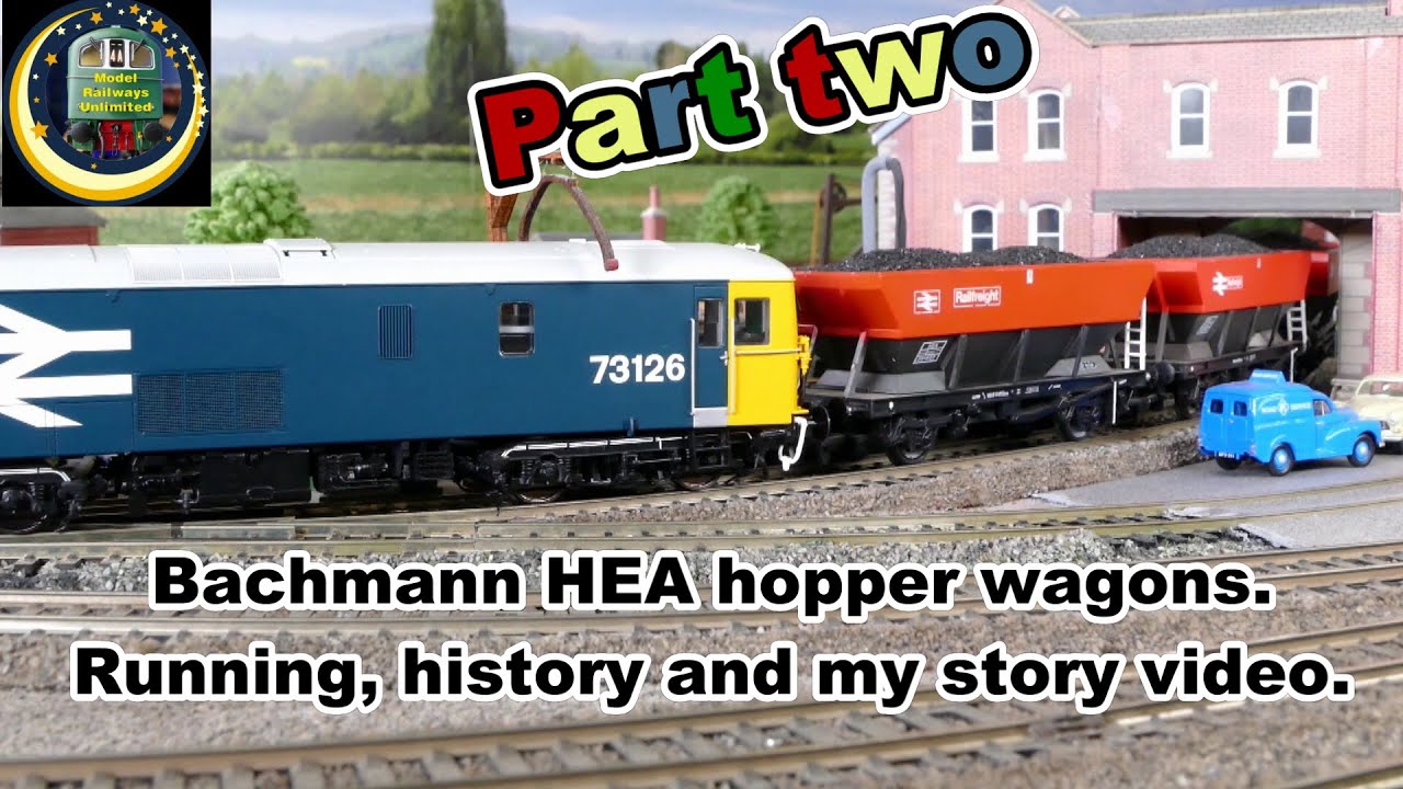 Bachmann HEA hopper wagons Running, History and my story video
