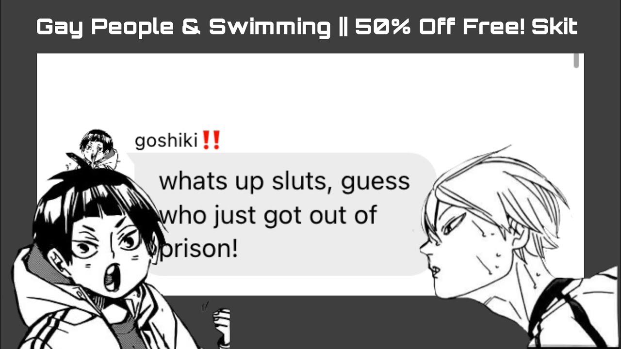 Gay People & Swimming || Haikyuu Texts
