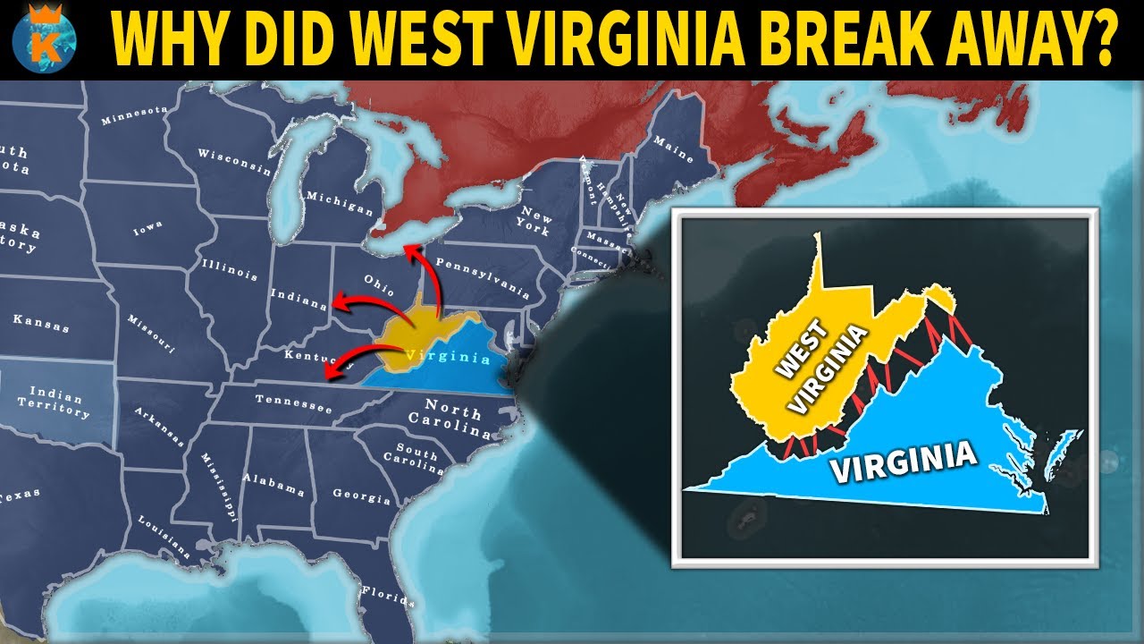 Why is Virginia Split in Half?