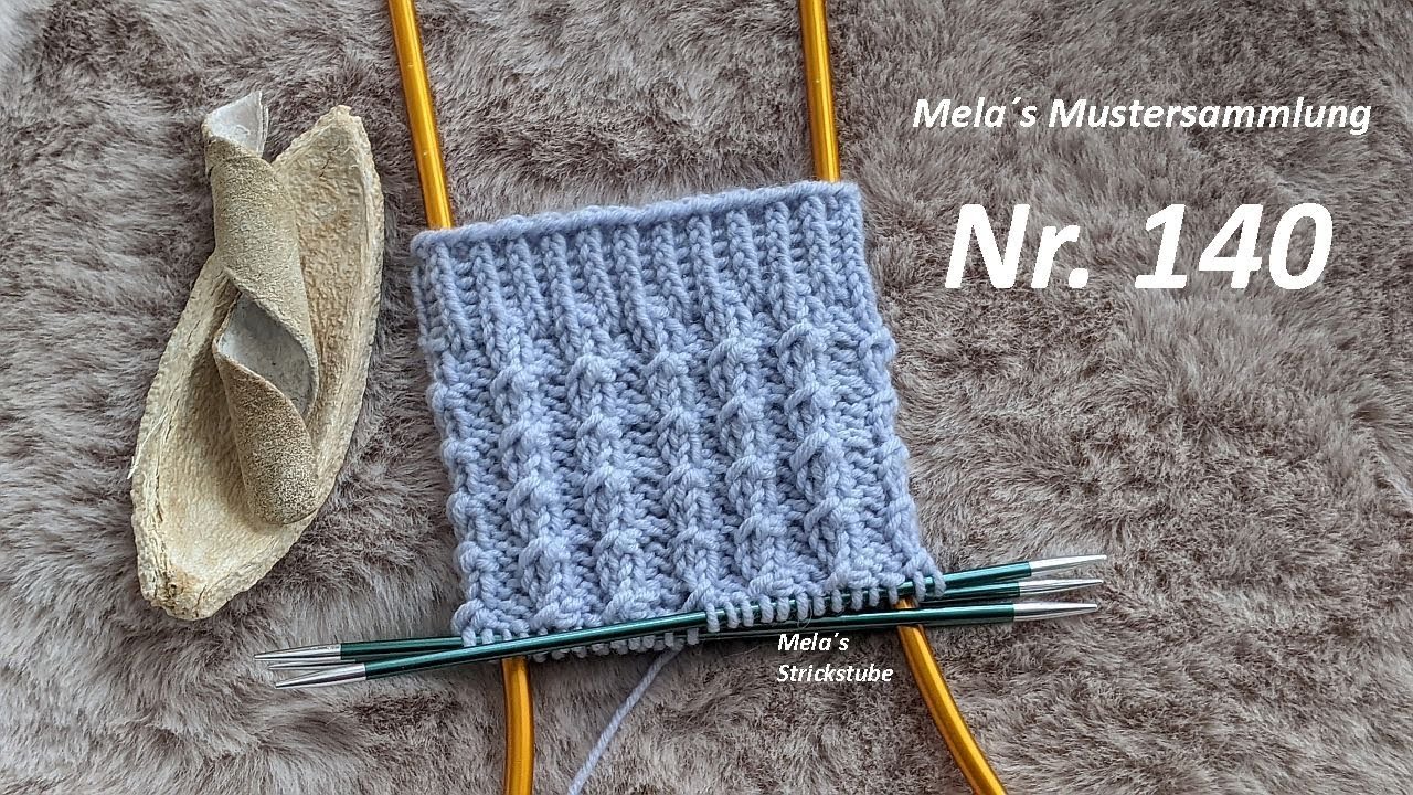 Sockenmuster Nr. 140 - Strickmuster in Runden stricken / knitting sock pattern