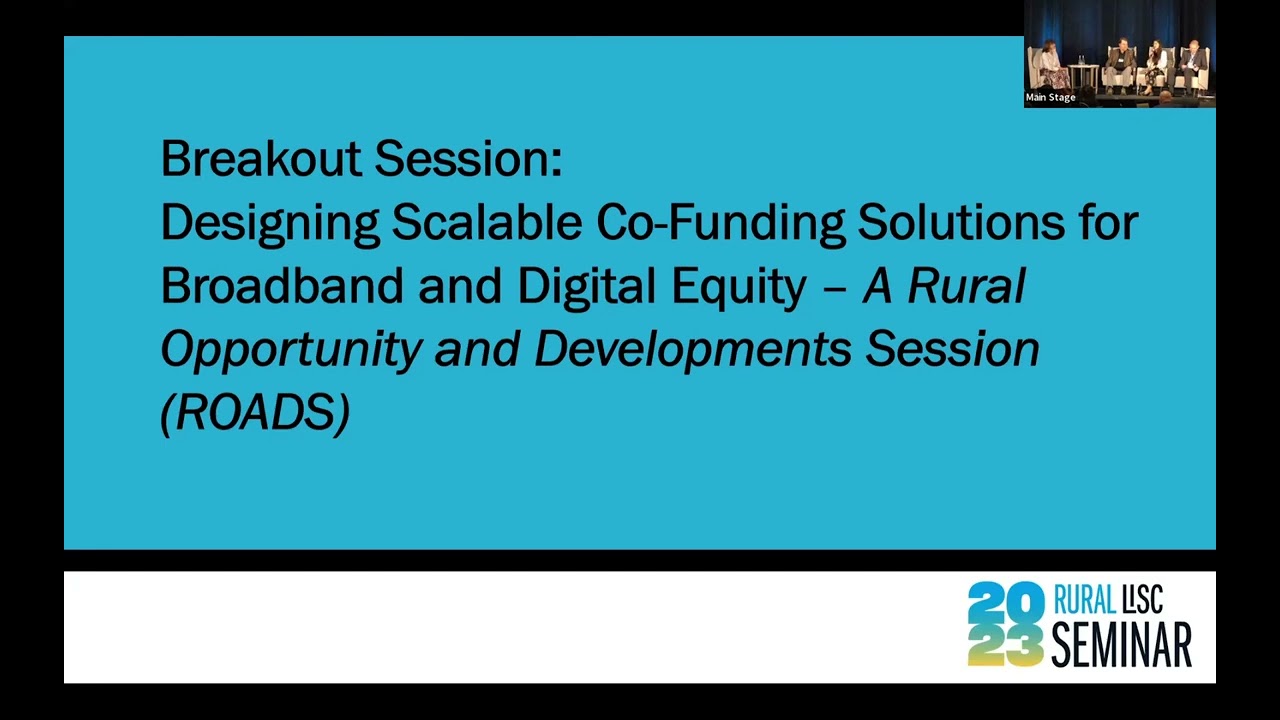#RuralTalks Innovation and Investment Day 1: Breakout Sessions 1