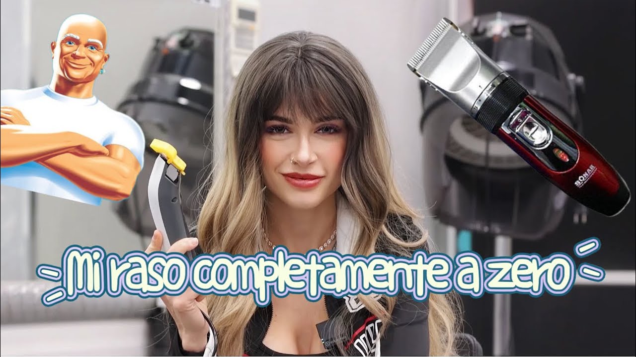 Ragazza si rasa a zero!